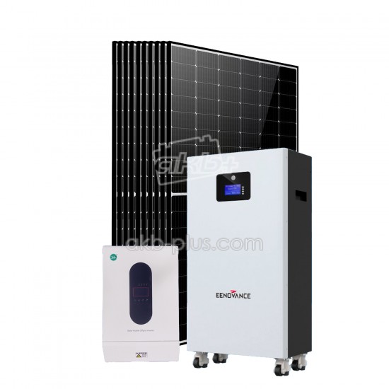 Солнечная электростанция 5кВт (Donnergy 5кВт/ LiFePO4 16,08кВт/ 10x DMEGC 450Вт) - купить